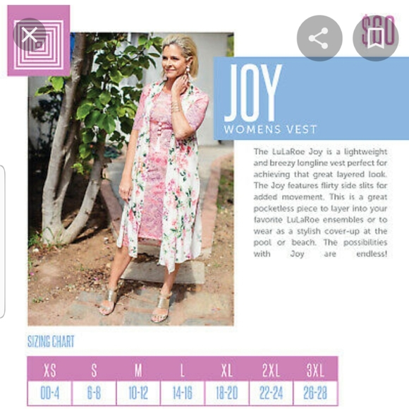 LuLaRoe Joy - Picture 7 of 8